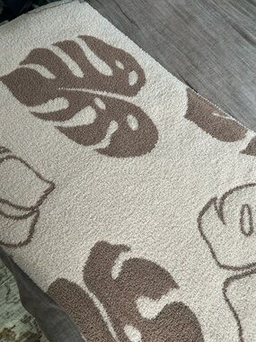 Coco Moon Mocha Monstera Little Bliss Blanket